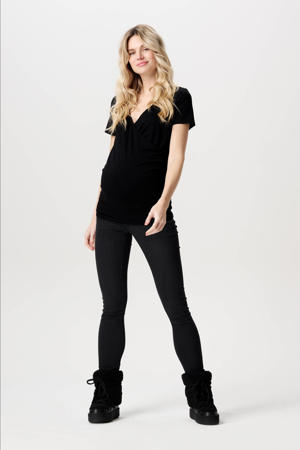 zwangerschaps jegging Ella black denim