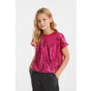 Anytime top met pailletten roze