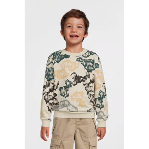 Quapi sweater ecru Trui All over print - maat 98 | Trui van Quapi afbeelding