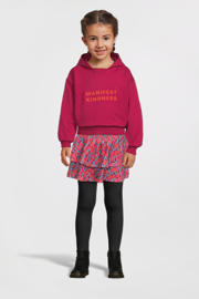 thumbnail: Multi, lichtblauw en rode meisjes Quapi strokenrok gemaakt van polyester en met elastische tailleband