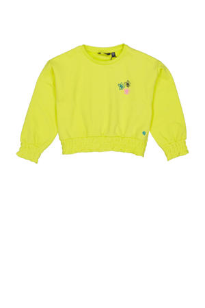 sweater DEWI fluor geel