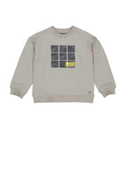 thumbnail: Quapi sweater DANJI met printopdruk grijs