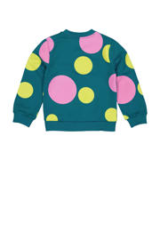 thumbnail: Quapi sweater DOBI met stippen petrol/geel/roze
