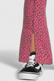 thumbnail: Quapi regular fit broek DOUNIA met stippen roze/lila