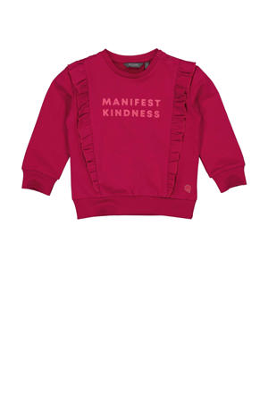 sweater MANDY donkerroze/roze