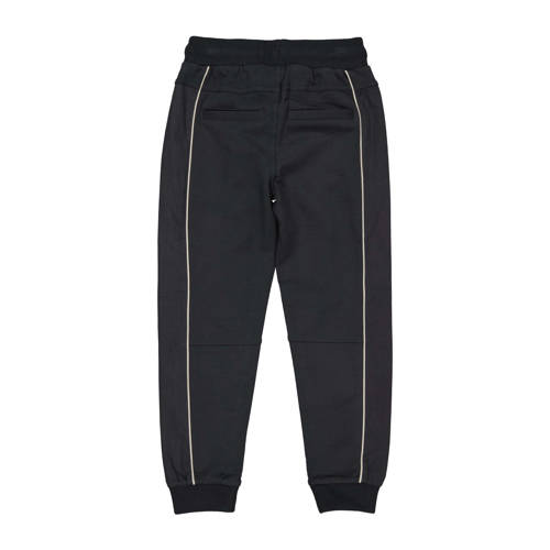 Quapi regular fit joggingbroek DWIGHT zwart Jongens Katoen Effen 110 116