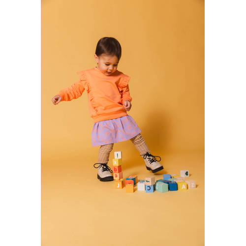 Quapi sweater MANDY oranje Effen 104 | Sweater van