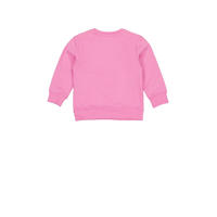 thumbnail: Quapi Mini sweater MANDY met printopdruk en ruches lichtroze