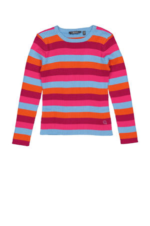 gestreepte ribgebreide longsleeve DILAY multicolor