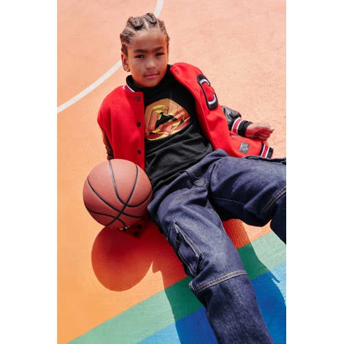 Coolcat Longsleeve T-shirt Tyson CC Logo Zwart Jongens Katoen Ronde hals