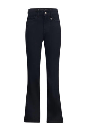 high waist flared jeans Mikkie black denim