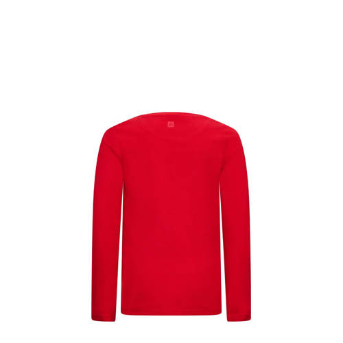 Retour Jeans longsleeve Marvin felrood Jongens Stretchkatoen Ronde hals 104