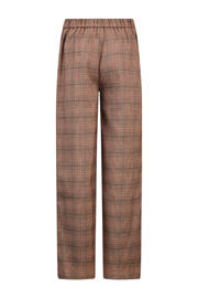 geruite high waist broek