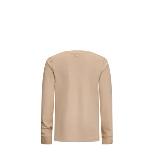 Retour Jeans longsleeve Cornelio lichtzand Beige Jongens Katoen Ronde hals 104