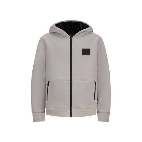Retour Jeans sweatvest grijs Effen - maat 116 | Vest van Retour Jeans afbeelding