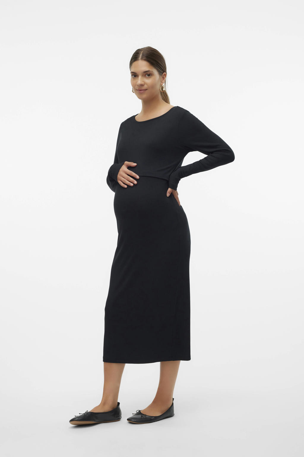 MAMALICIOUS zwangerschapsjurk MLBRYNNA JUNE zwart