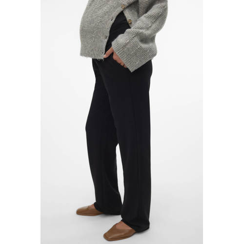 Mamalicious slim fit zwangerschapstregging MLLIF zwart Broek Dames Viscose XXL