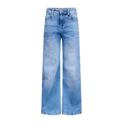 Retour Jeans wide leg jeans Skoura medium blue denim Blauw Meisjes Stretchdenim