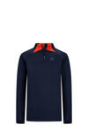 Donkerblauw/oranje