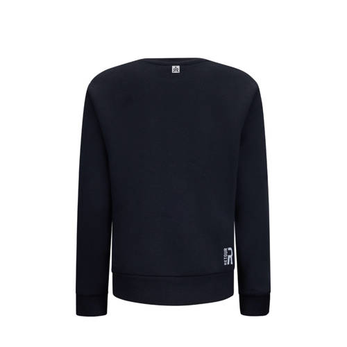 Retour Jeans sweater Borya met printopdruk zwart Printopdruk 110