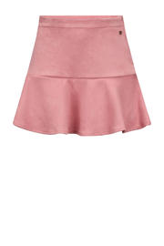 thumbnail: Roze meisjes Retour Jeans suede korte rok voorzien van ritssluiting