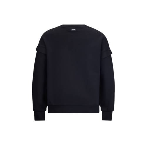 Retour Jeans sweater Abadou met tekst zwart Tekst 122 128