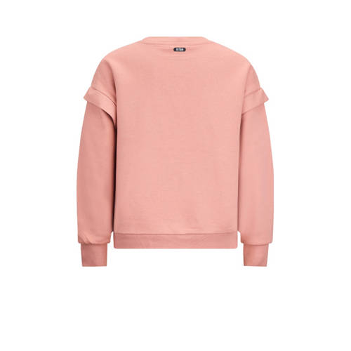 Retour Jeans sweater Abadou met tekst roze Beige Tekst 122 128