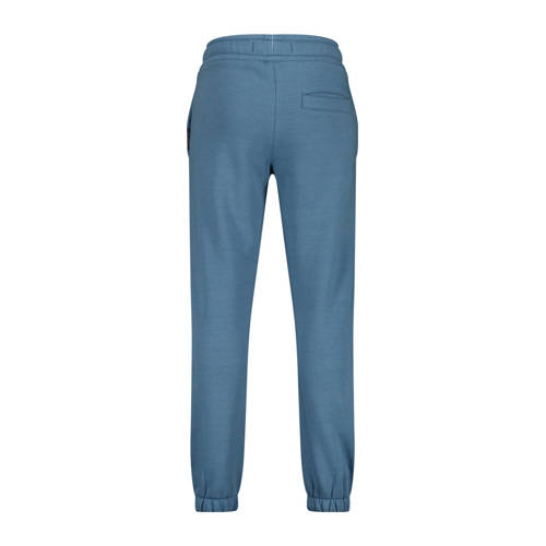 VINGINO tapered fit joggingbroek Basic met printopdruk zachtblauw Jongens Sweat 140