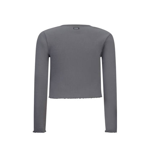 Retour Jeans longsleeve Ida staalgrijs Meisjes Stretchkatoen Ronde hals 146 152