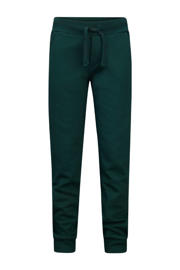 thumbnail: Groene jongens Retour Jeans regular fit joggingbroek Dean van sweat materiaal met effen