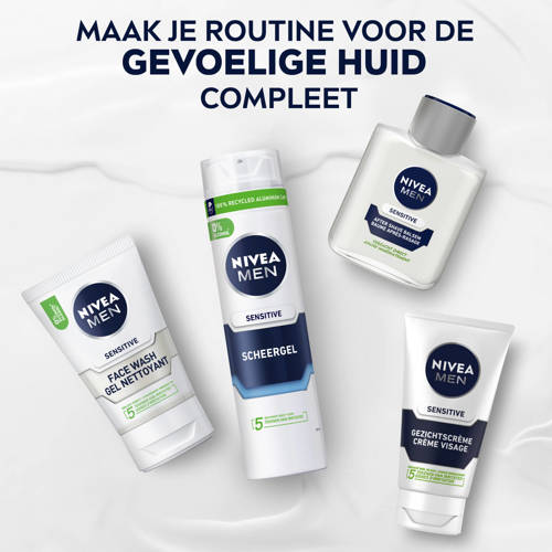 Nivea Sensitive scheergel voordeelverpakking 6 x 200 ml
