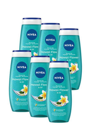 Hawaii Flower & Oil douchegel - voordeelverpakking - 6 x 250 ml