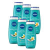 NIVEA Hawaii Flower & Oil douchegel - voordeelverpakking - 6 x 250 ml