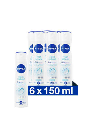 Deodorant Spray Fresh Natural 150 ml Multiverpakking