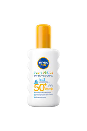 Kids Protect & Sensitive zonnebrand spray - SPF50+ - 200 ml