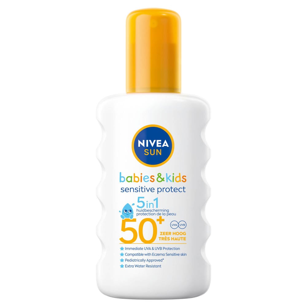 NIVEA SUN Kids Protect & Sensitive zonnebrand spray - SPF50+ - 200 ml