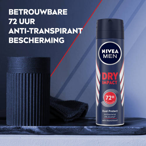 Nivea Impact deodorant voordeelverpakking 6 x 150 ml