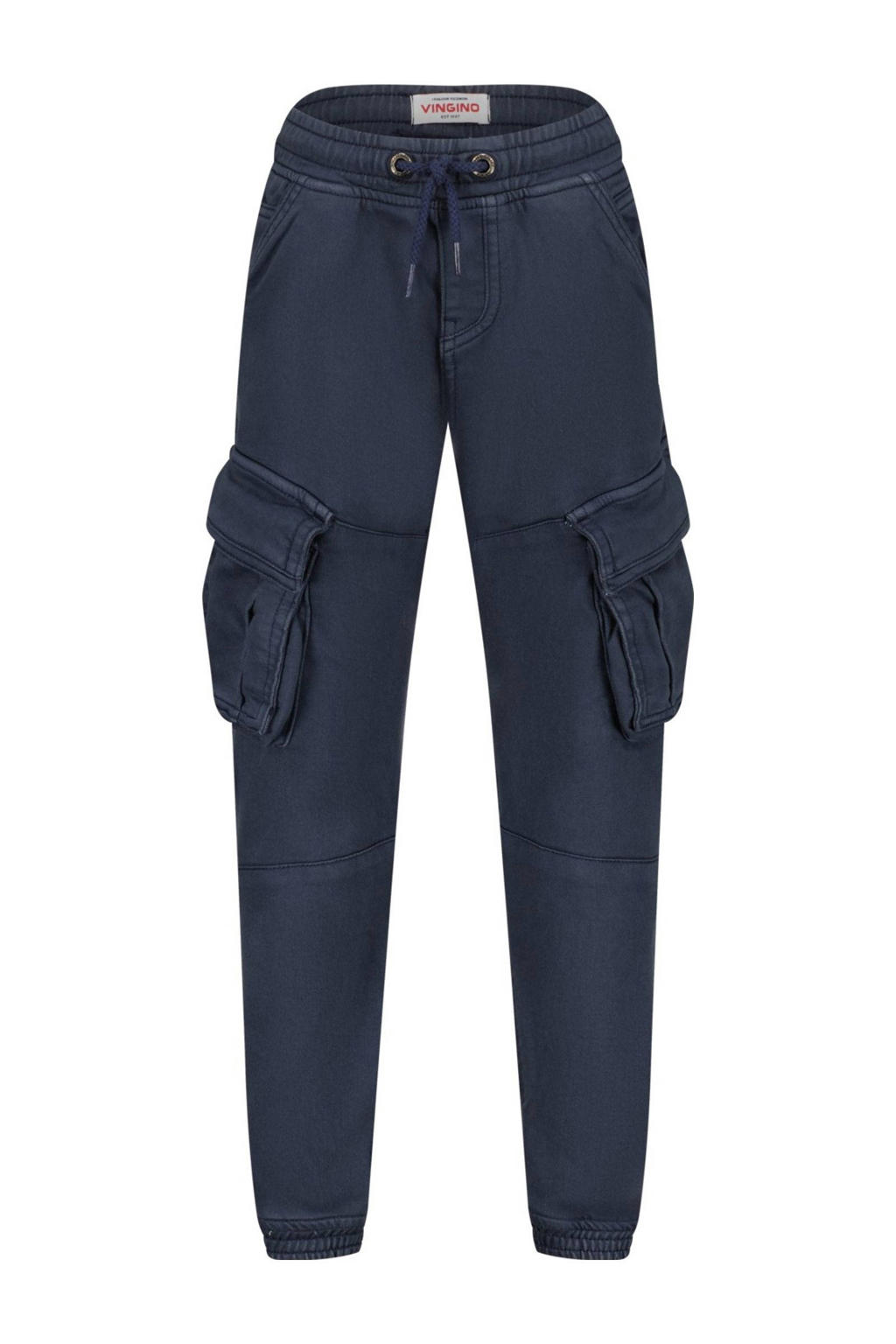 Haloumoning Jongens Jeans Kinderen Cargobroek Baggy Vrijetijdsbroek Herfstmode Casual Denimbroek met Elastische Tailleband 5-14 Jaar, lichtblauw, 13-14 Jaar
