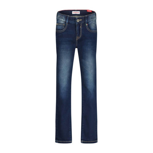 Vingino skinny jeans Aron dark used Blauw Jongens Stretchdenim Effen - maat 170 afbeelding