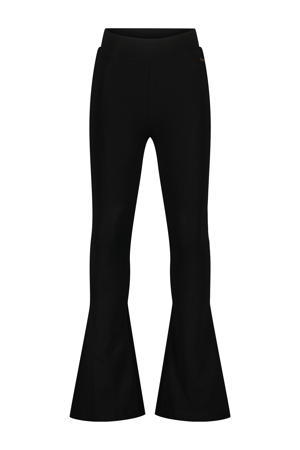 flared broek Suza zwart