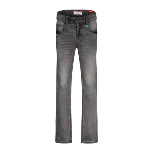 Vingino skinny jeans Aron dark grey vintage Grijs Jongens Stretchdenim - maat 170 afbeelding