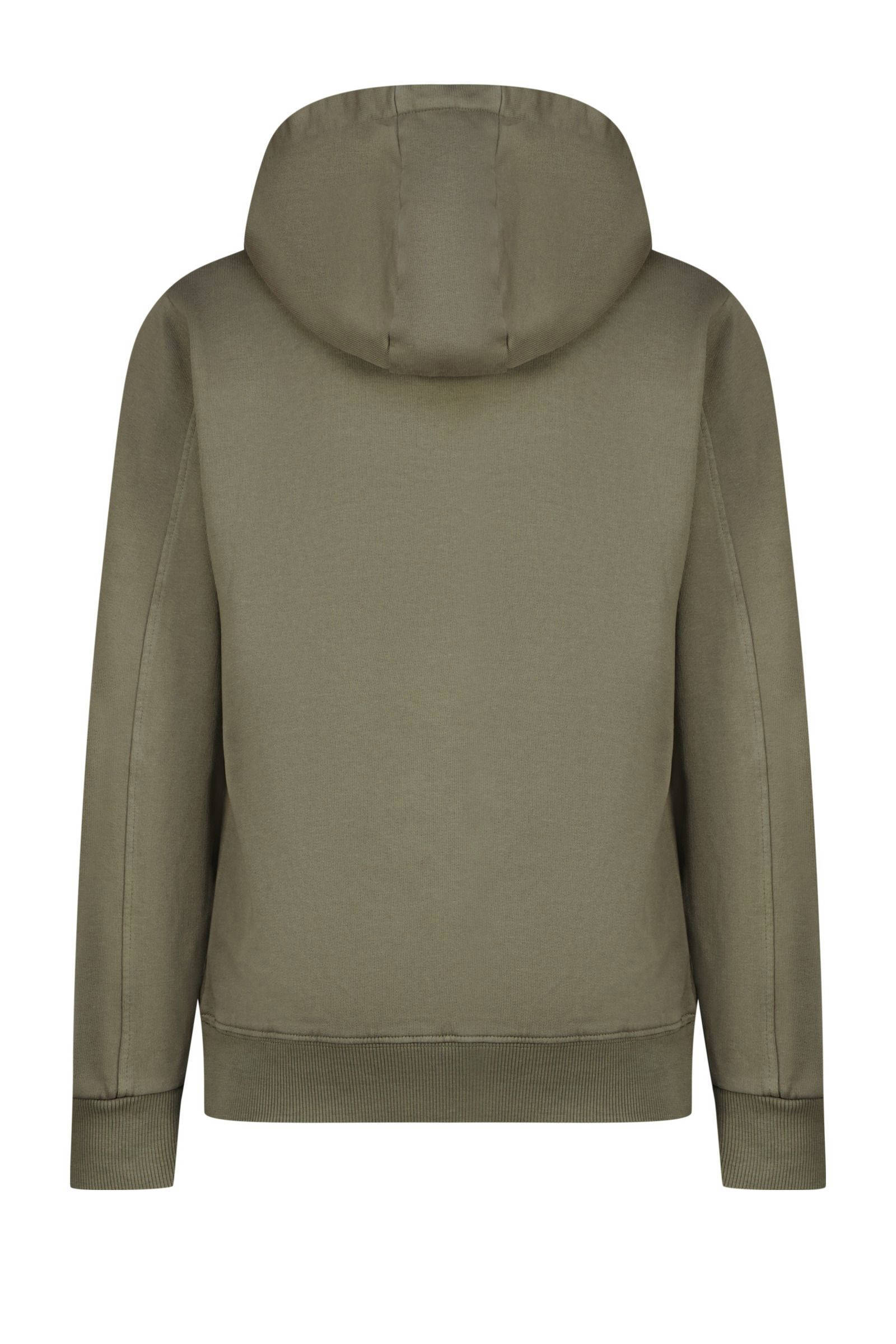 Vingino hoodie Nack met logo armygroen kleertjes