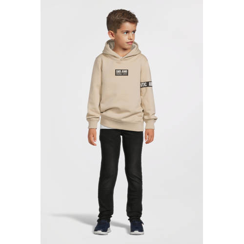 Cars hoodie ZLOW met printopdruk lichtzand Sweater Ecru Printopdruk - maat 128 afbeelding