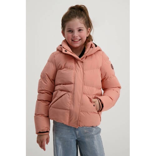 Cars gewatteerde winterjas ALENA lichtroze Polyester Capuchon Effen 164