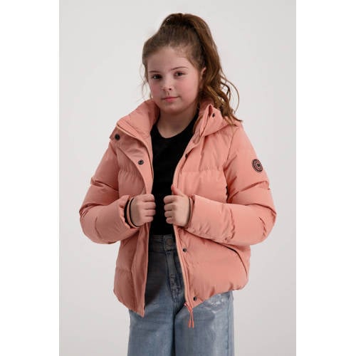Cars gewatteerde winterjas ALENA lichtroze Polyester Capuchon Effen 164