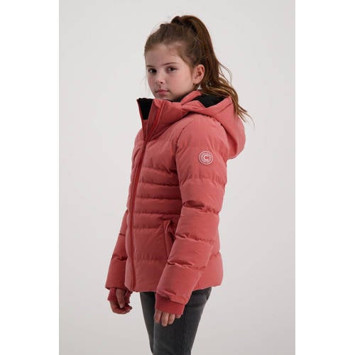 Cars gewatteerde tussenjas THARY roze Meisjes Polyester Capuchon Effen 128
