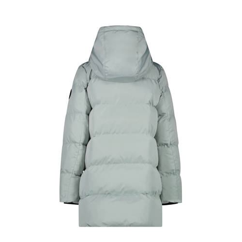 Cars gewatteerde winterjas YLIE mintgroen Meisjes Polyester Capuchon Effen 176