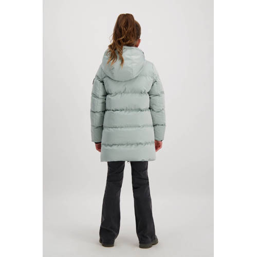 Cars gewatteerde winterjas YLIE mintgroen Meisjes Polyester Capuchon Effen 176