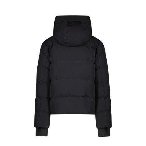 Cars gewatteerde winterjas BRONX zwart Jongens Nylon Capuchon Effen 140