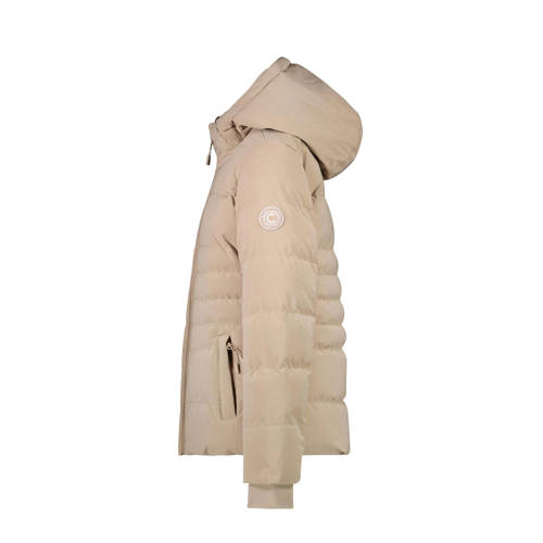 Cars gewatteerde tussenjas THARY zand Beige Meisjes Polyester Capuchon 152